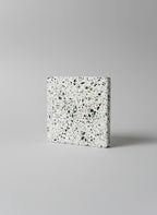Mixed colored terrazzo, square coasters - Set of 4