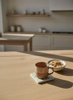 Mixed colored terrazzo, square coasters - Set of 4