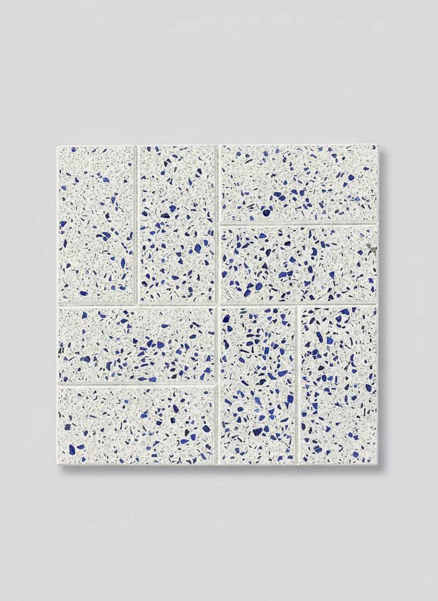 Square Paver - Blue Terrazzo